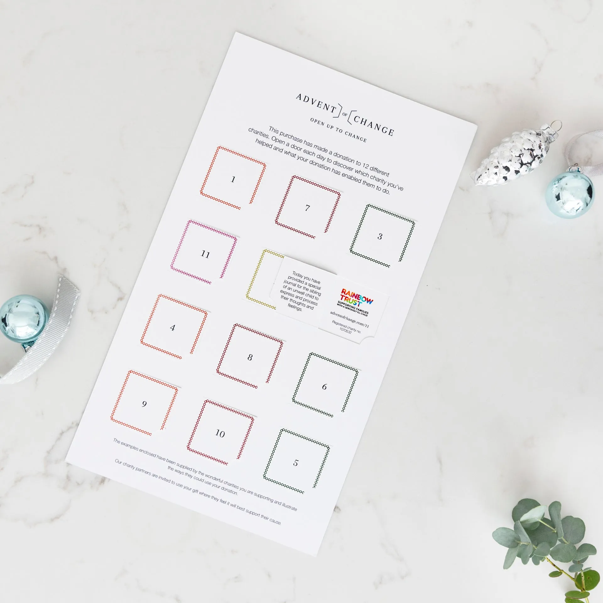 '12 Days of Kindness' Charity Calendar