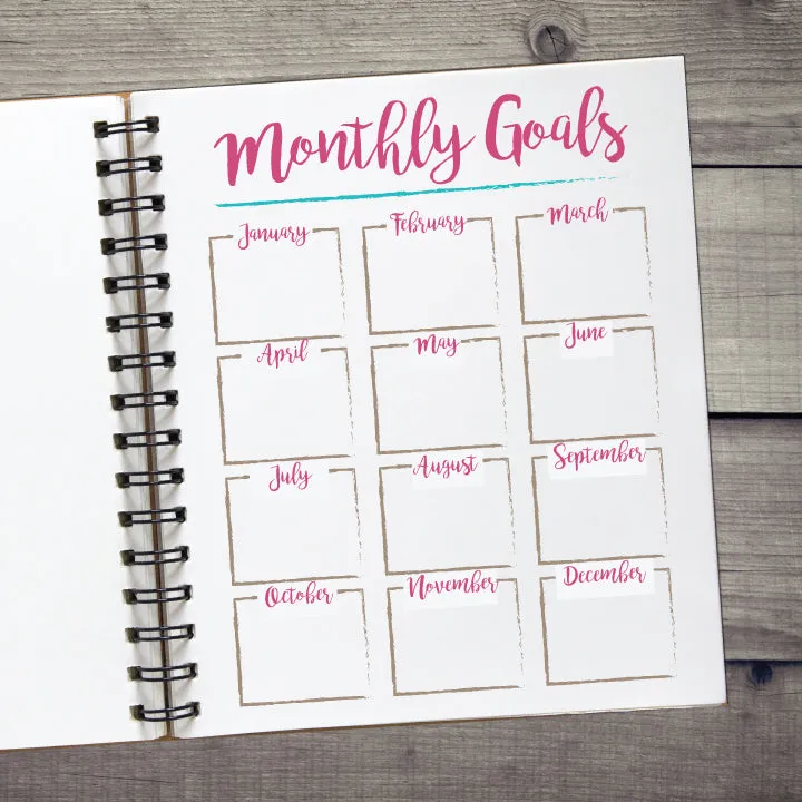 2020 Printable Business Planner Journal Tracker