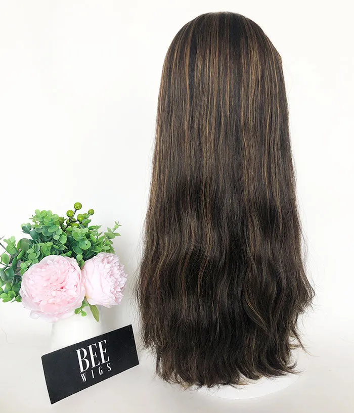 24inch Band Fall Dark Brown with Highlight