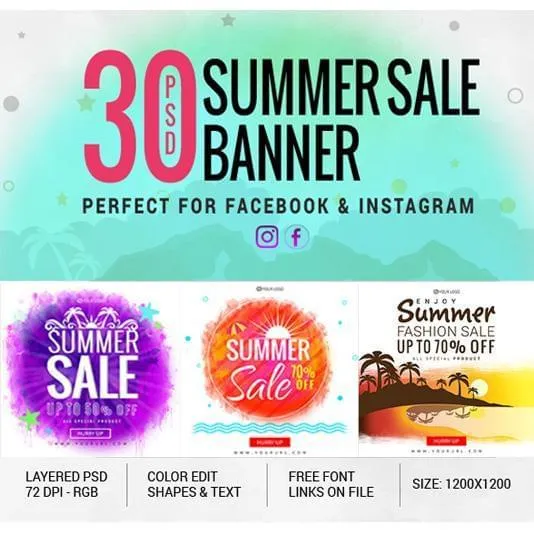 30 - Facebook Creative Banners