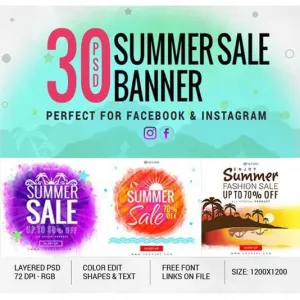 30 - Facebook Creative Banners