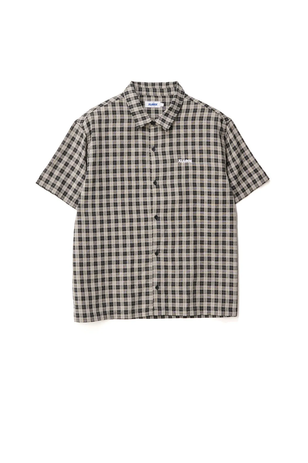 91 OXFORD SHIRT - TAN/BLACK