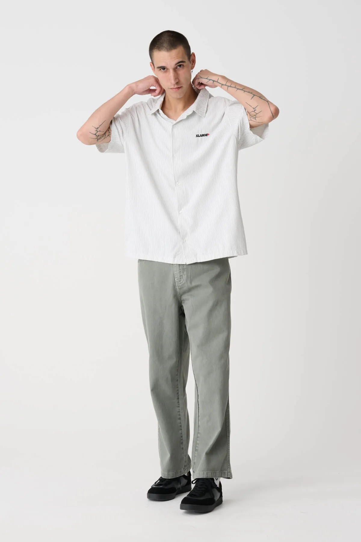 91 OXFORD SHIRT - TRUE WHITE/BLACK