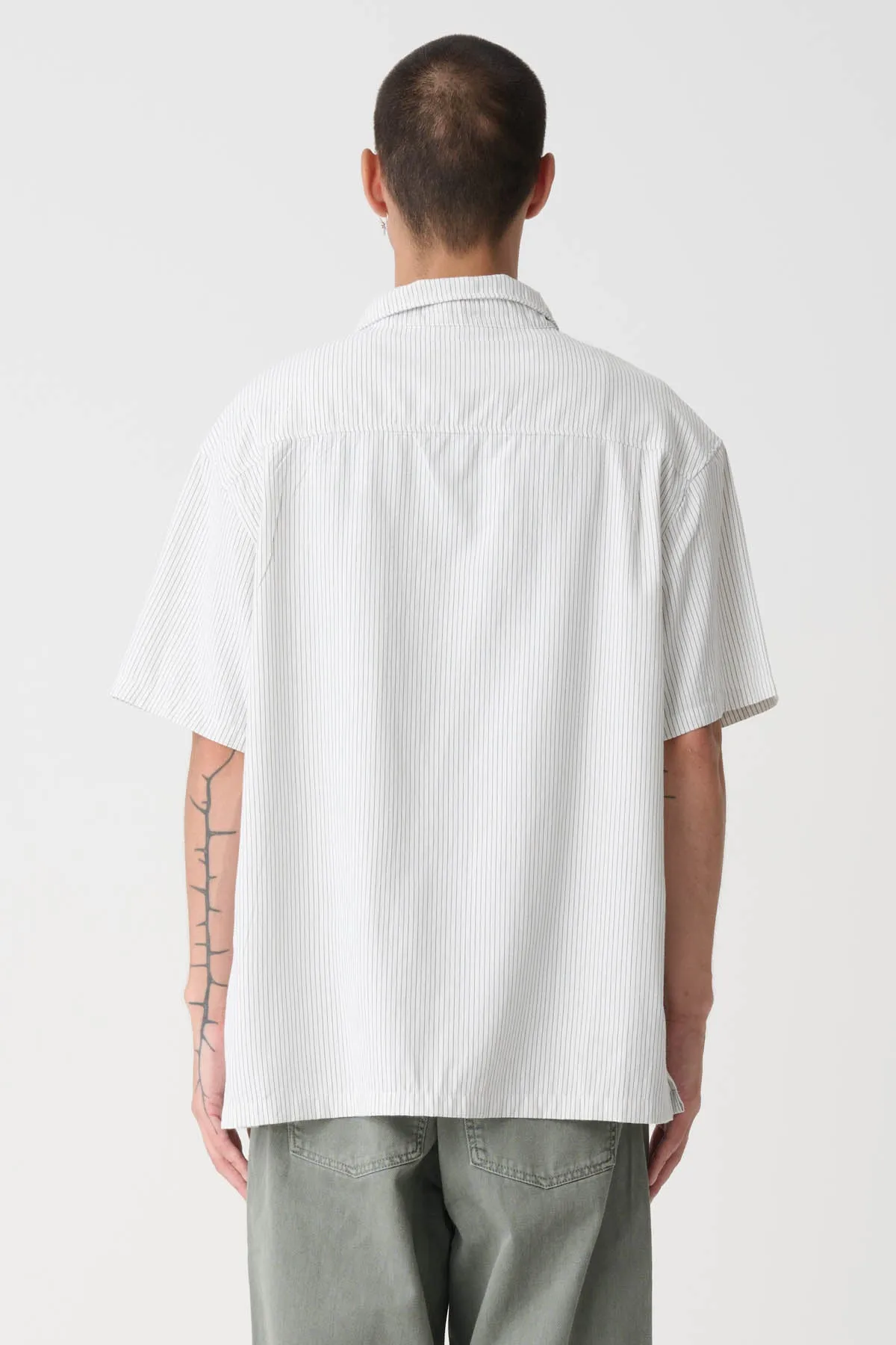 91 OXFORD SHIRT - TRUE WHITE/BLACK