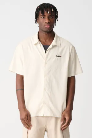91 Oxford SS Shirt - Tan Stripe Oxford