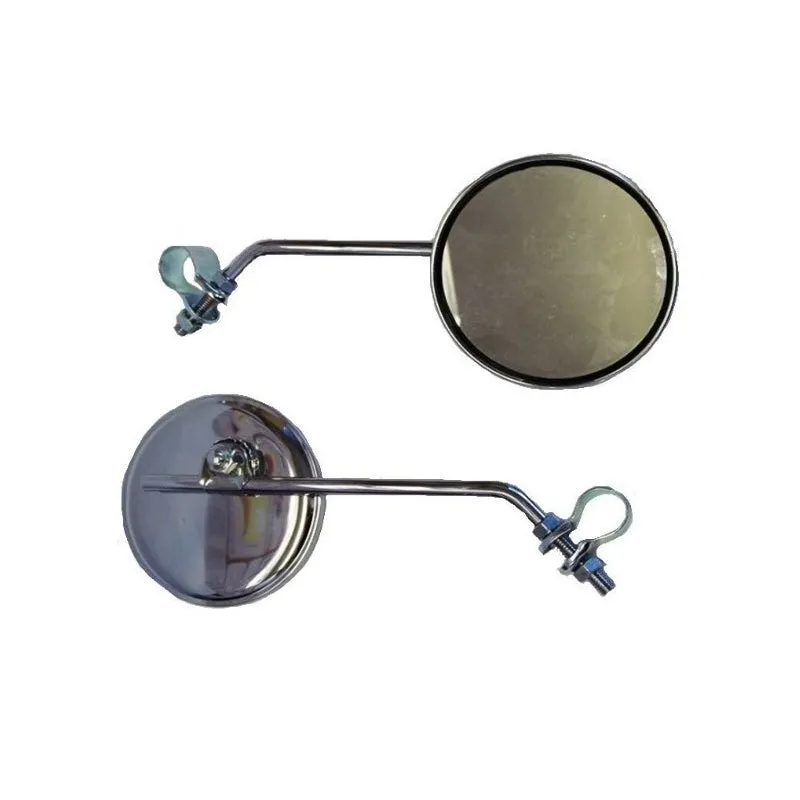 9" Chrome Plated Mirror