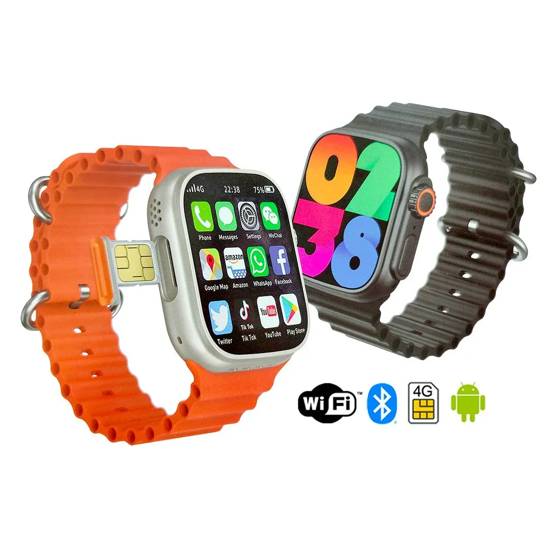 AA AMOLED Display Smartwatch Sim Card support (Original)
