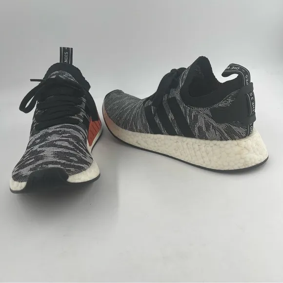 Adidas Men’s NMD_R2 Primeknit Core Athletic Shoe Sneaker BY9409 - Size 8.5