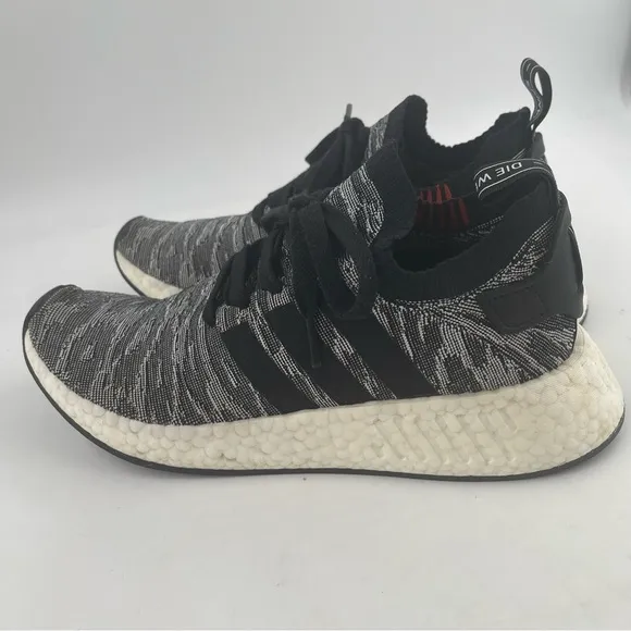 Adidas Men’s NMD_R2 Primeknit Core Athletic Shoe Sneaker BY9409 - Size 8.5