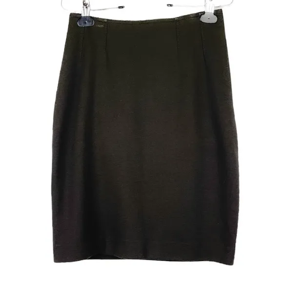 Akris Punto Saks Fifth Avenue Pencil Skirt Brown Size 2