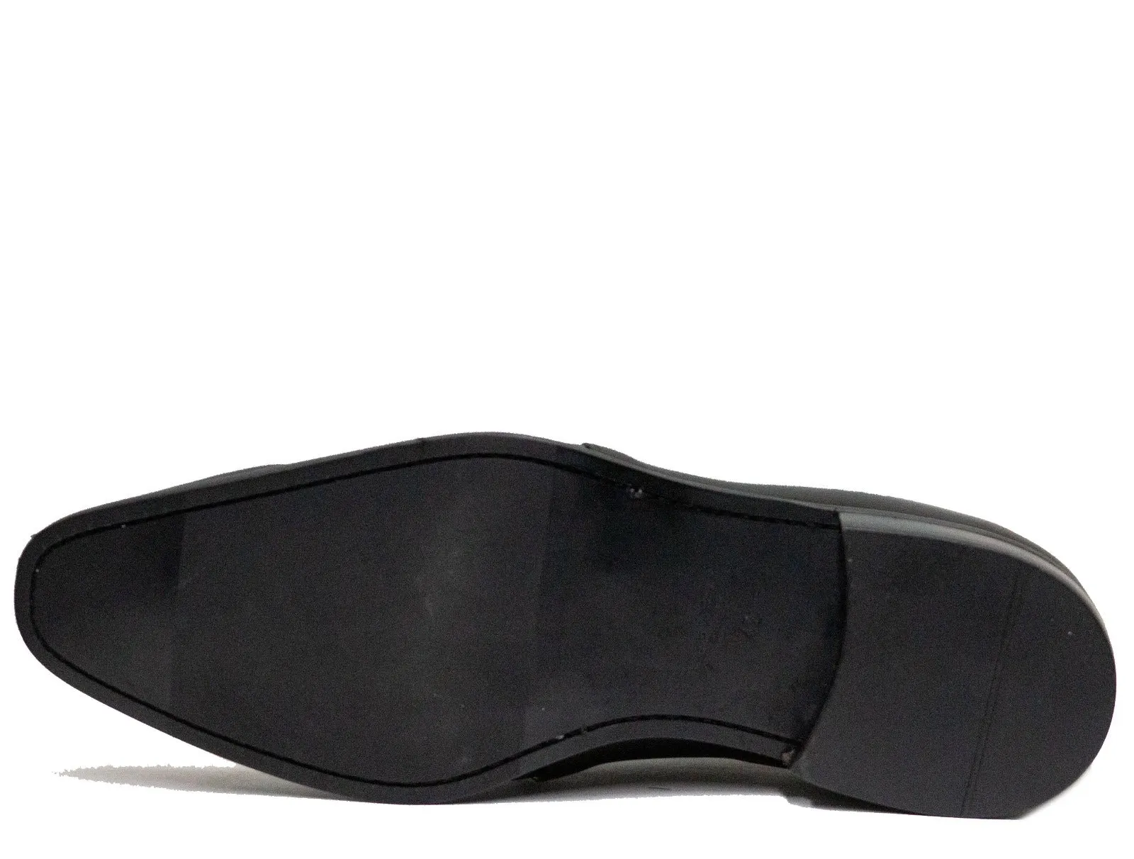 Alfredo Men's Dress Black Leather Sole 22403