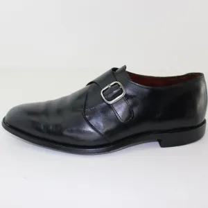 Allen Edmonds Black Leather Boston Monk Strap Dress Shoes (9 US)