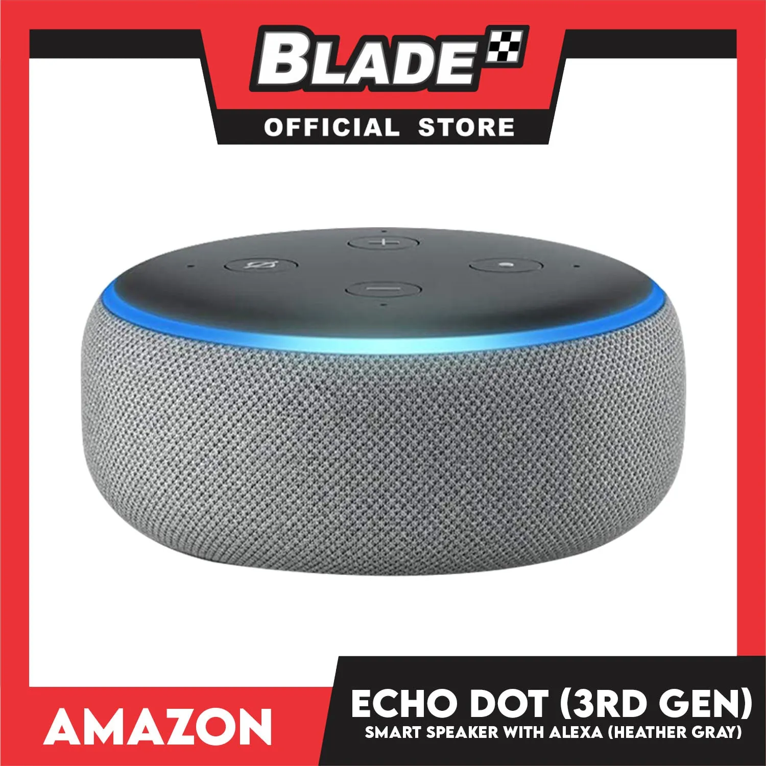 Amazon Echo Dot Smart Speaker with Alexa (3rd Generation) Heather Grey