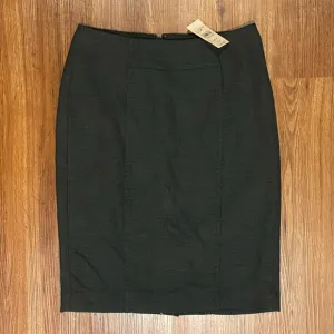 Ann Taylor Loft Pencil skirt Size 00 Petite gray‎ business office wear to work