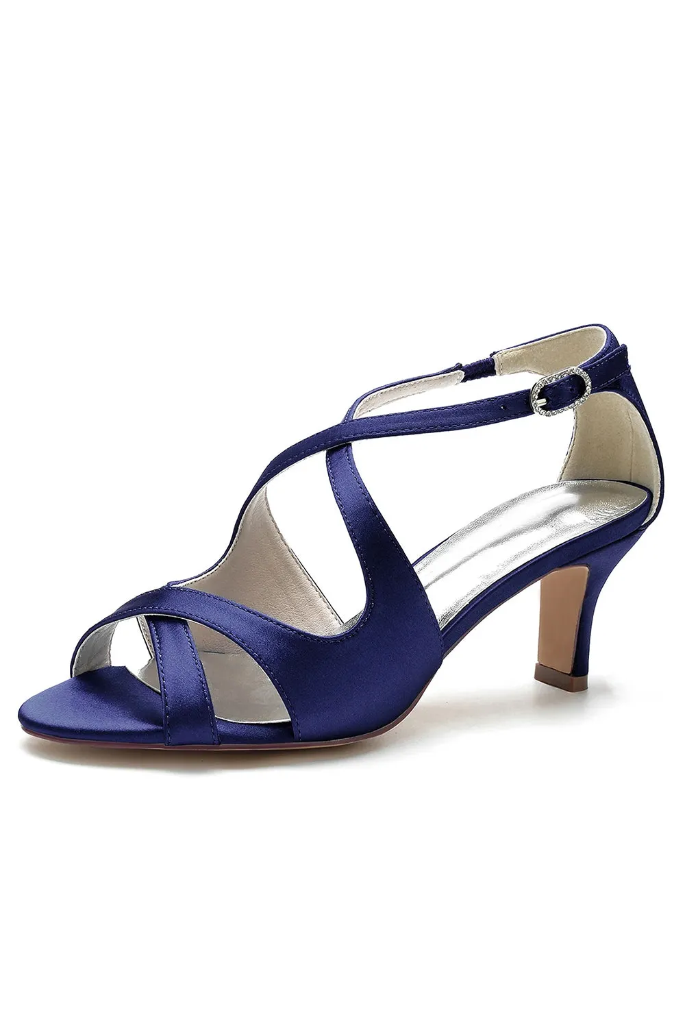 Asymmetrical Strappy One-strap Buckle Pumps