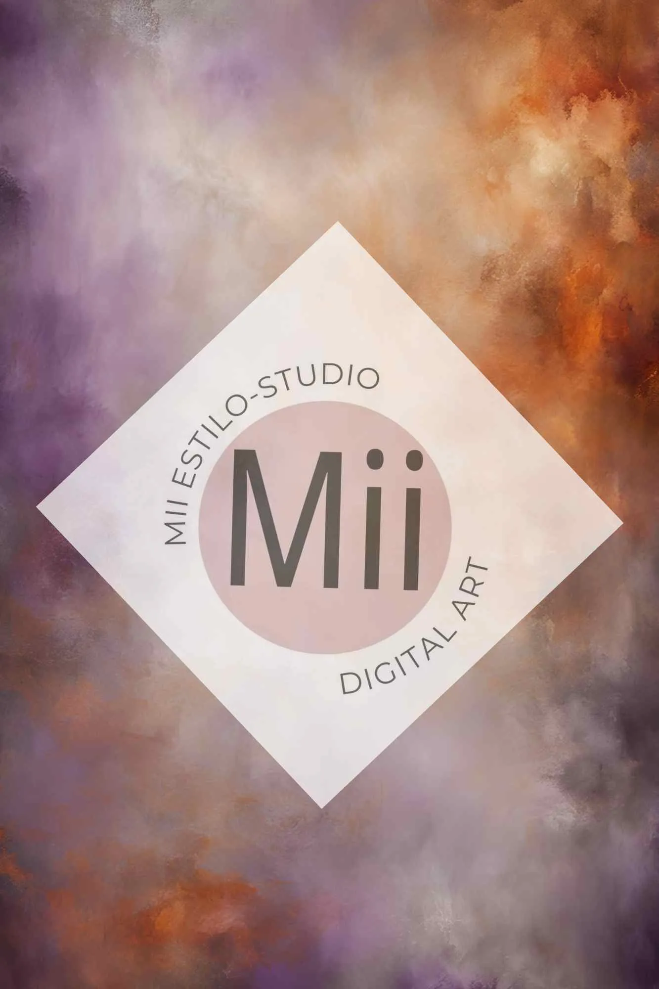Atrofusca Luxury Abstract Painted Digital Backdrop – Soft Pastel & Earthy Tones for Photography & Photoshop