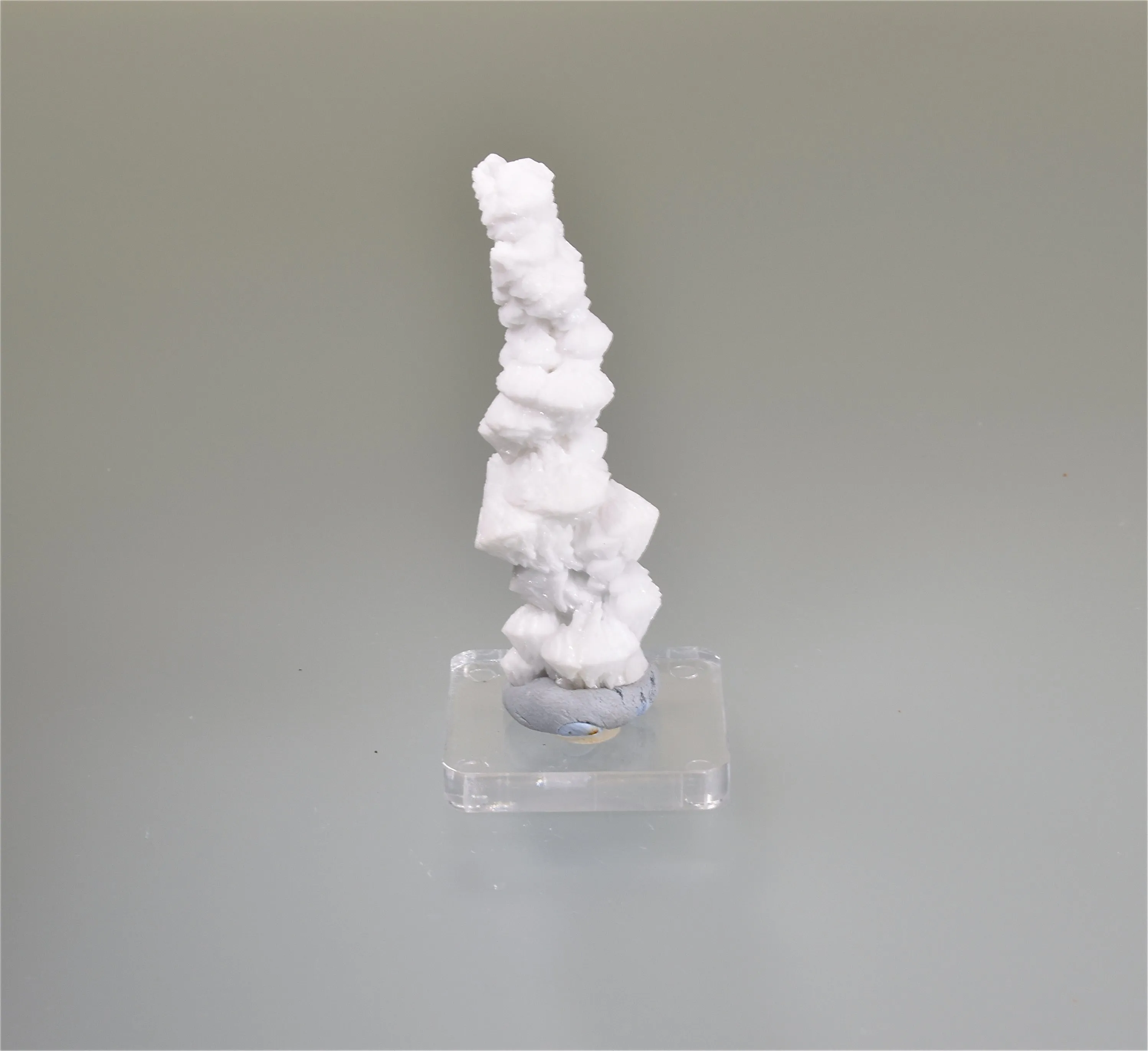 Barite, North Bishop Tract Minerva #1 Mine, Ozark-Mahoning Company, Cave-in-Rock District, Southern Illinois, Mined 1981, Kalaskie Collection #392, Miniature 1.5 x 2.0 x 6.0 cm, $125.  Online 10/6.