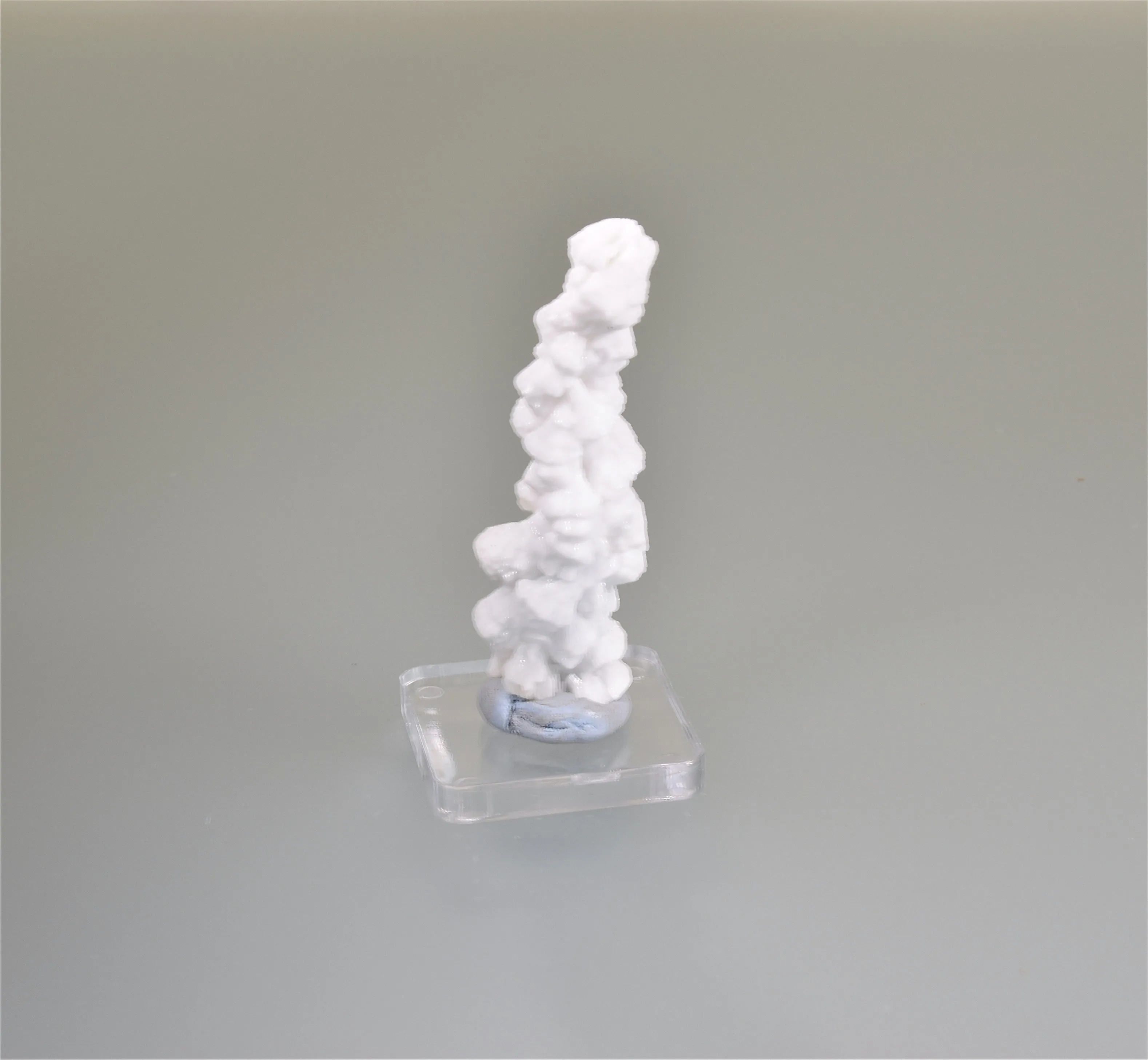 Barite, North Bishop Tract Minerva #1 Mine, Ozark-Mahoning Company, Cave-in-Rock District, Southern Illinois, Mined 1981, Kalaskie Collection #392, Miniature 1.5 x 2.0 x 6.0 cm, $125.  Online 10/6.