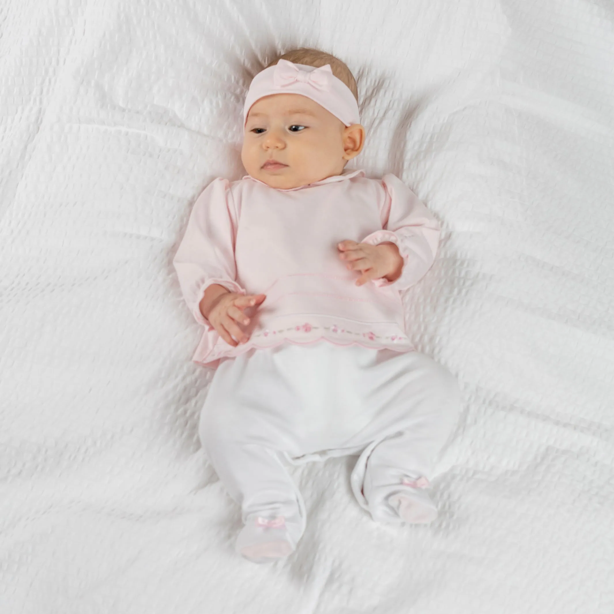 Betty Baby Girls Babygrow & Hairband