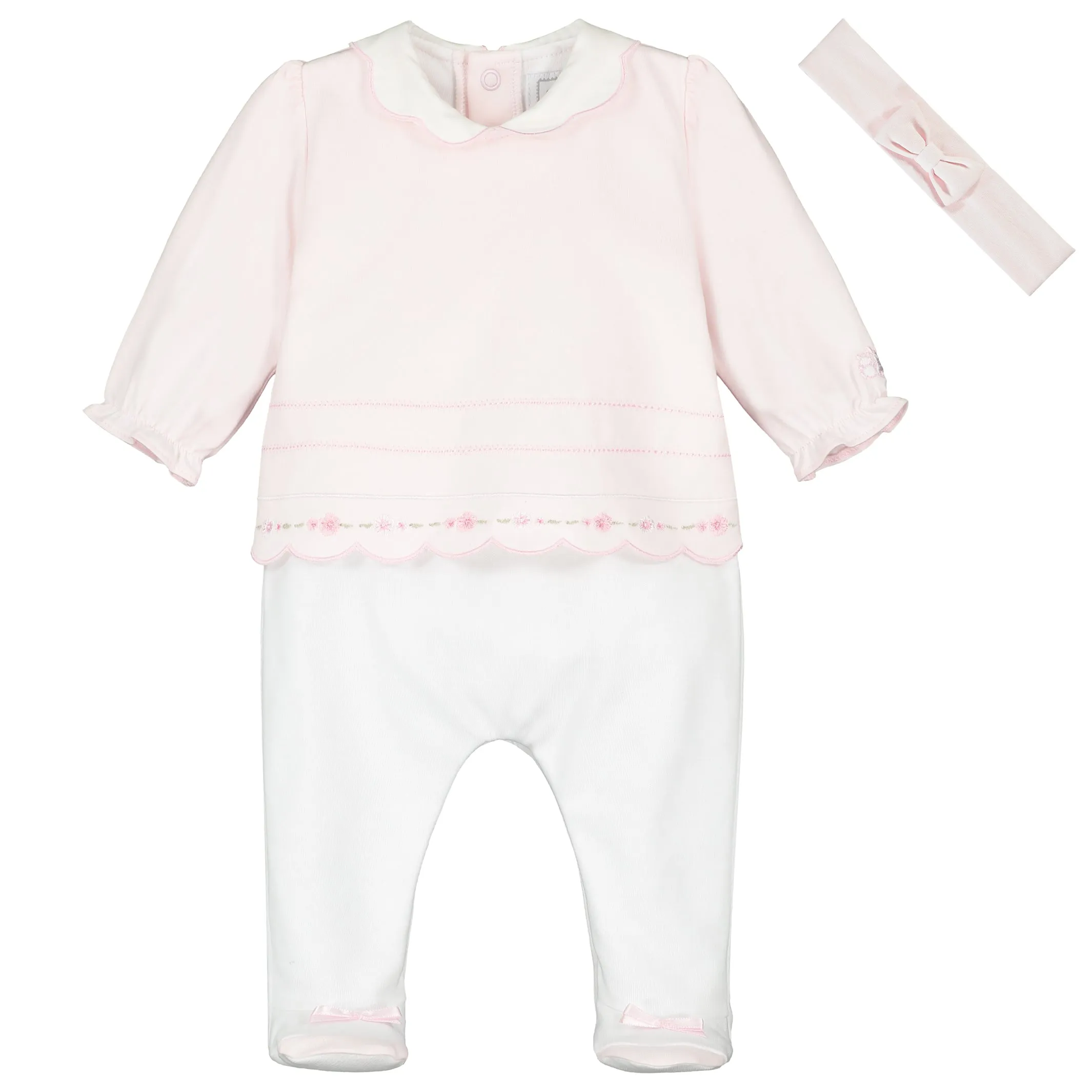 Betty Baby Girls Babygrow & Hairband