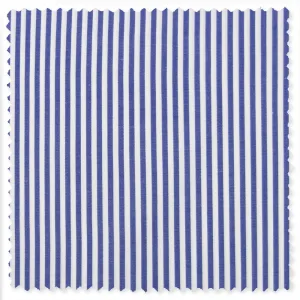 Blue Broadcloth Bengal Stripe