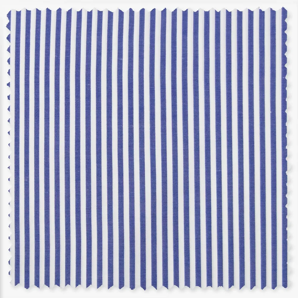 Blue Broadcloth Bengal Stripe