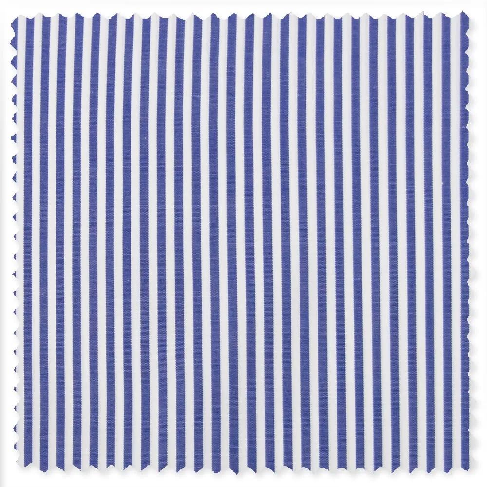 Blue Broadcloth Bengal Stripe