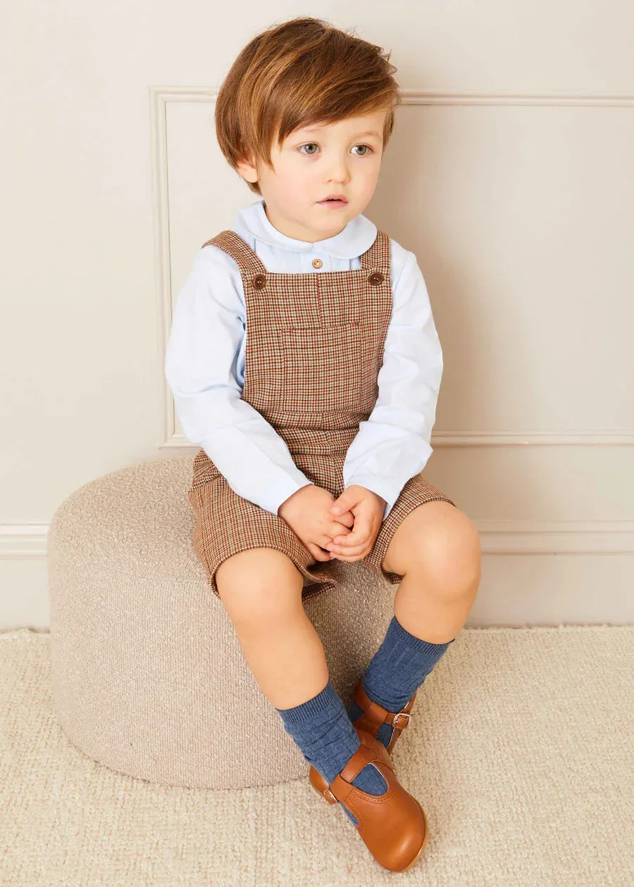 Blue Peter Pan Collar Shirt With Front Pleat (12mths-3yrs)