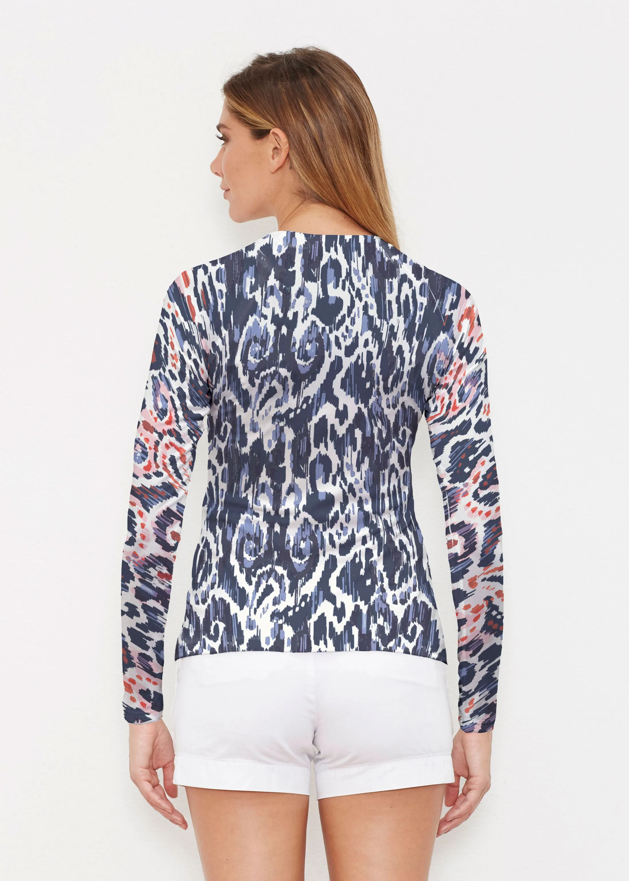 Boho Paisley (8054) ~ Long Sleeve Rash Guard