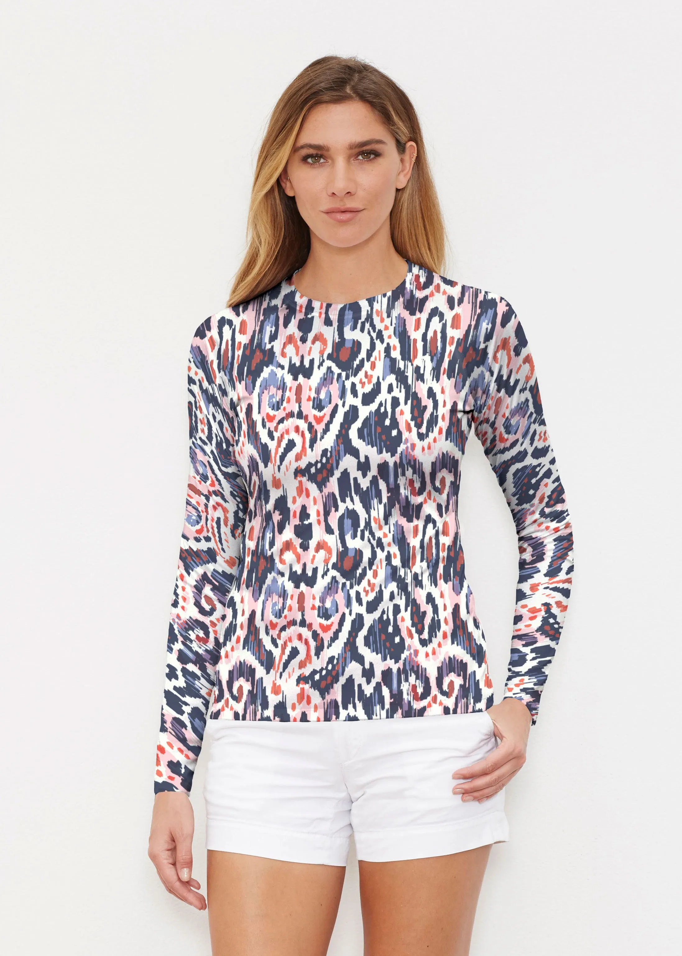 Boho Paisley (8054) ~ Long Sleeve Rash Guard