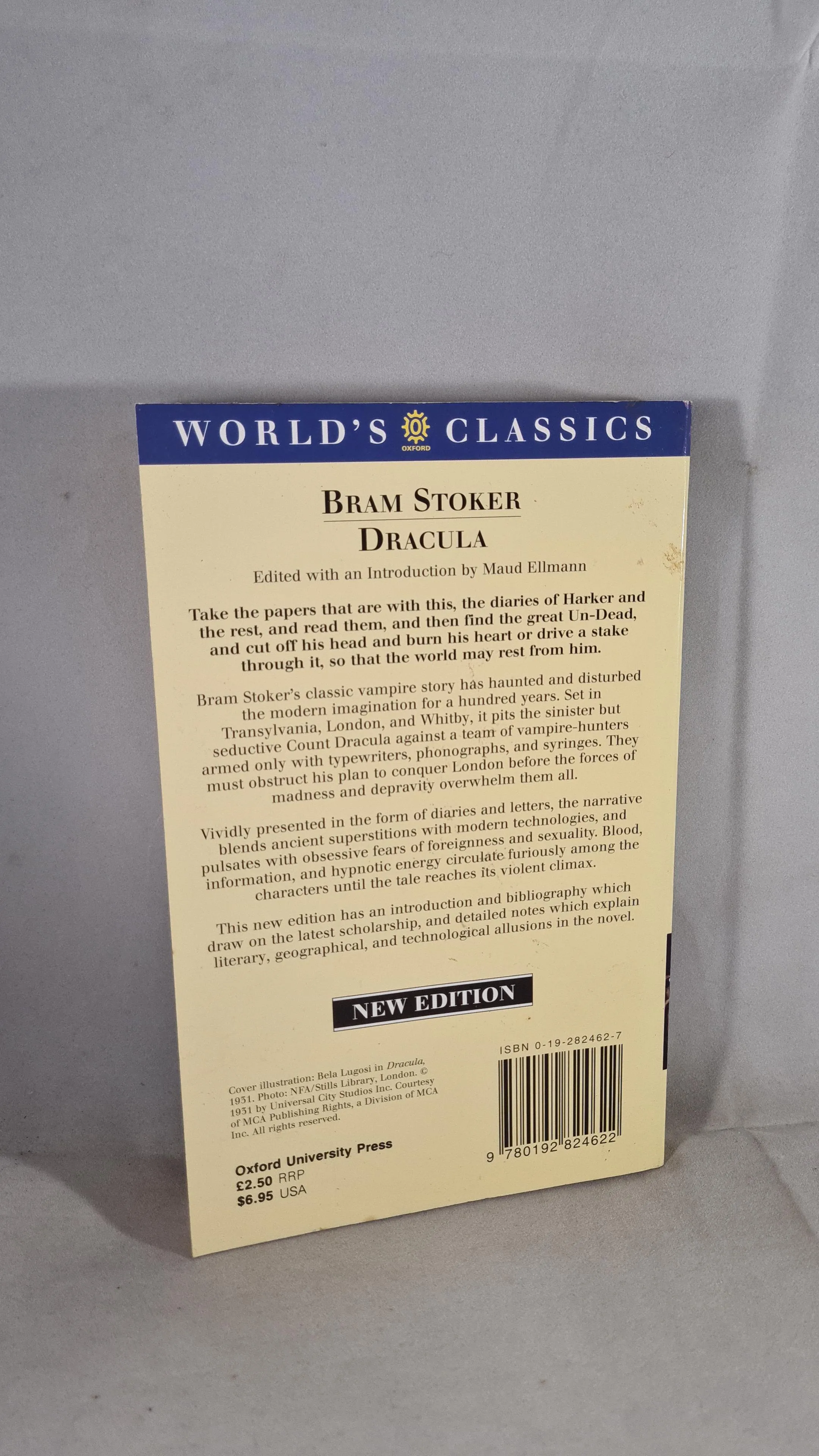 Bram Stoker - Dracula, Oxford University, 1986, Paperbacks