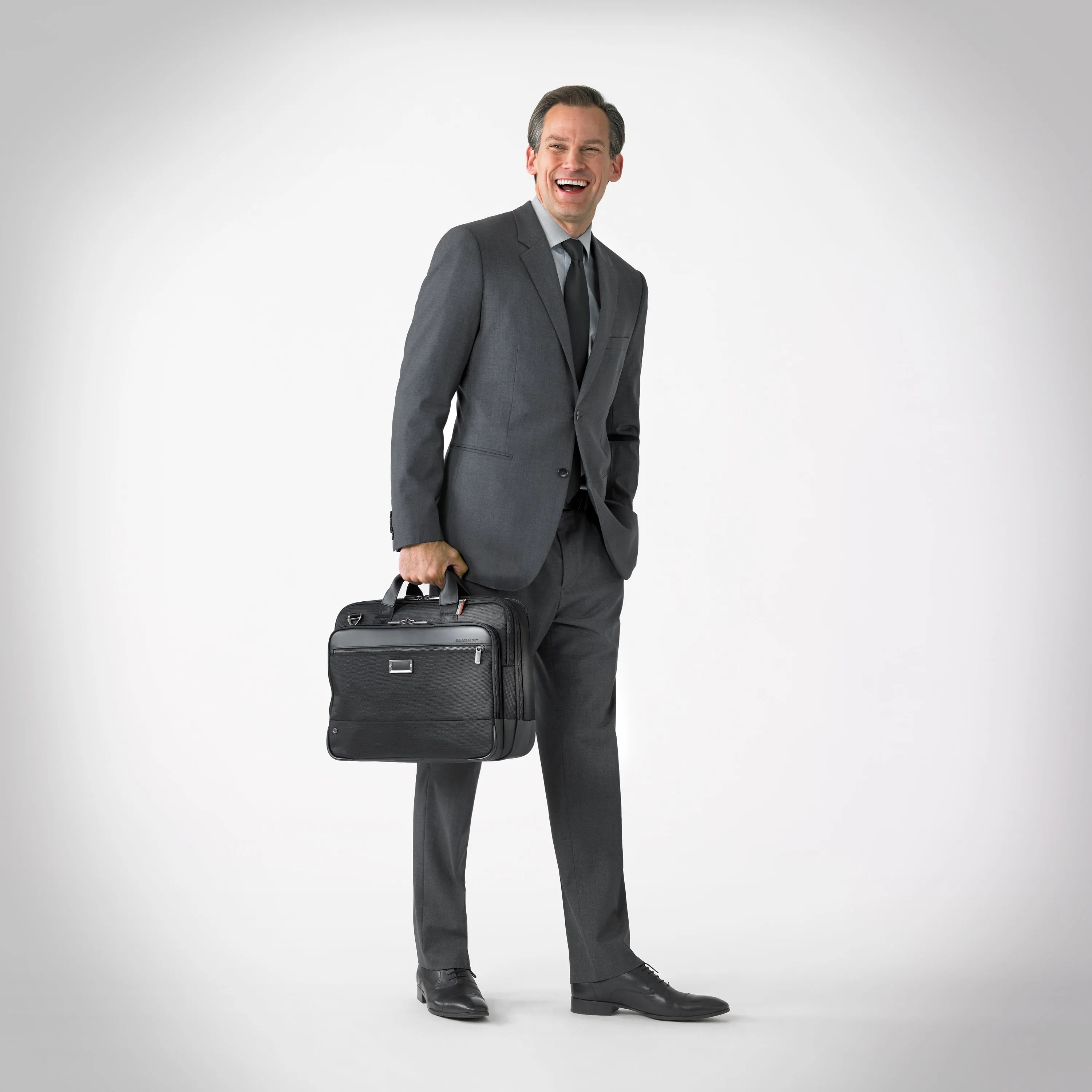 Briggs & Riley @Work Medium Brief Black - Retired Style