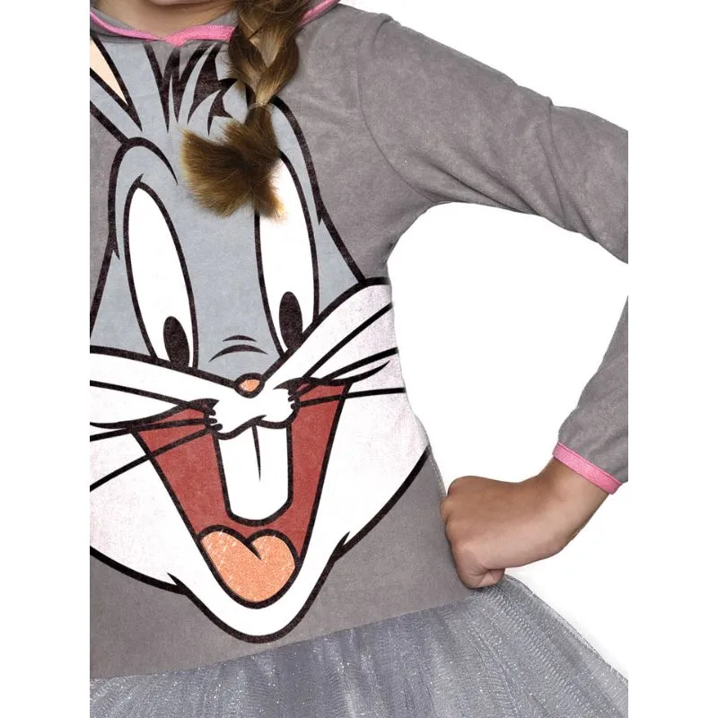 Bugs Bunny Girls Hooded Costume