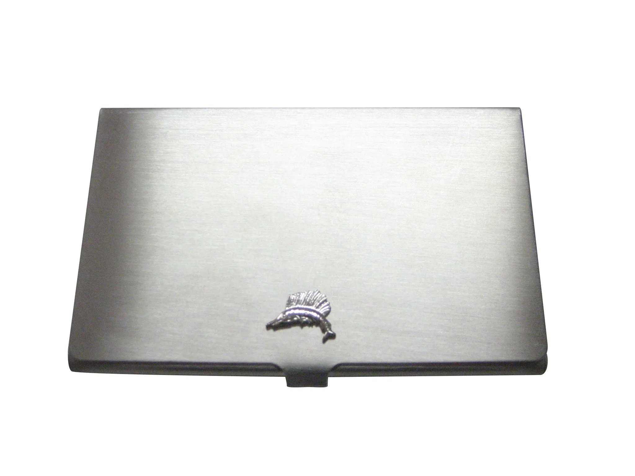 Business Card Holder with Sail Fish Pendant