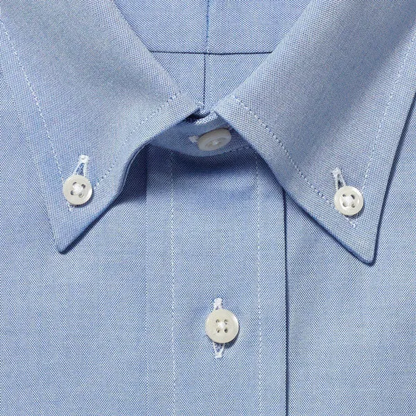 Button Down Pinpoint Blue - Big/Tall