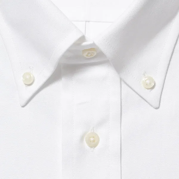 Button Down Pinpoint White - Big/Tall