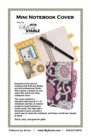 ByAnnie Pattern Mini Notebook Cover