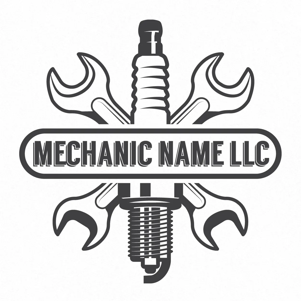 Car Service, Auto Repair, Mechanic Company Name Truck Decal, 2 Pack