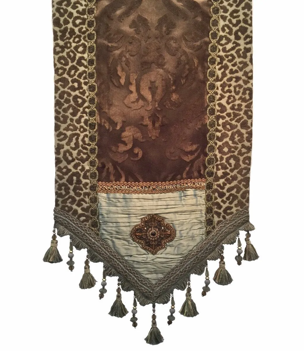 Chocolate And Spa Green Table Runner