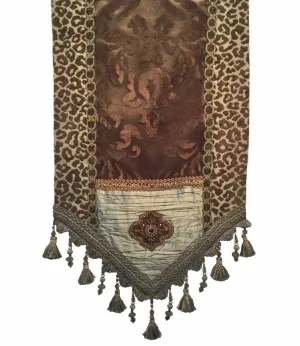 Chocolate And Spa Green Table Runner