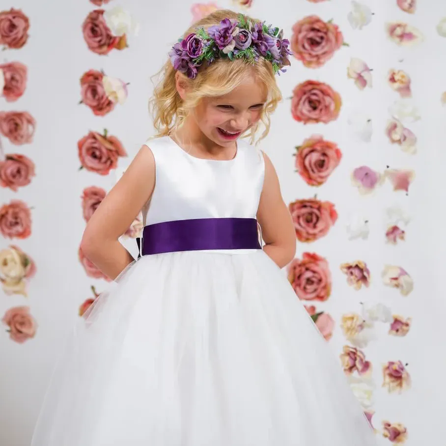 Classic Dolly Dress - Burgundy Sash