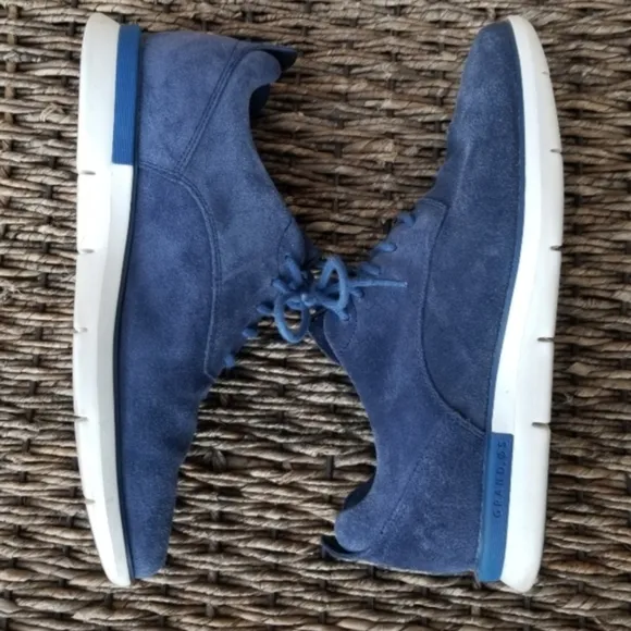 COLE HAAN Grand Horizon II BLUE Suede OXFORD Sneaker (Men 8) C26362