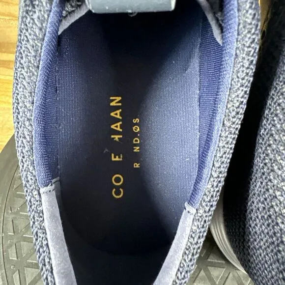 Cole Haan Zero Grand Mens Size 10.5M Blue Tour Knit OS Oxford Shoes C31344
