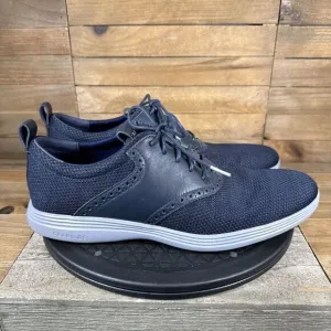 Cole Haan Zero Grand Mens Size 10.5M Blue Tour Knit OS Oxford Shoes C31344