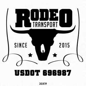 Company Name Truck Decal, 2 Pack