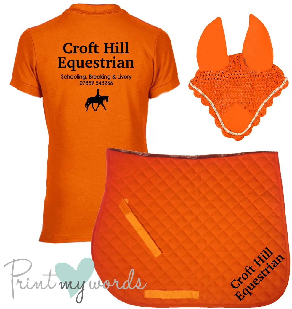 'Cora' Ladies Personalised Matching Equestrian Set - Business Design