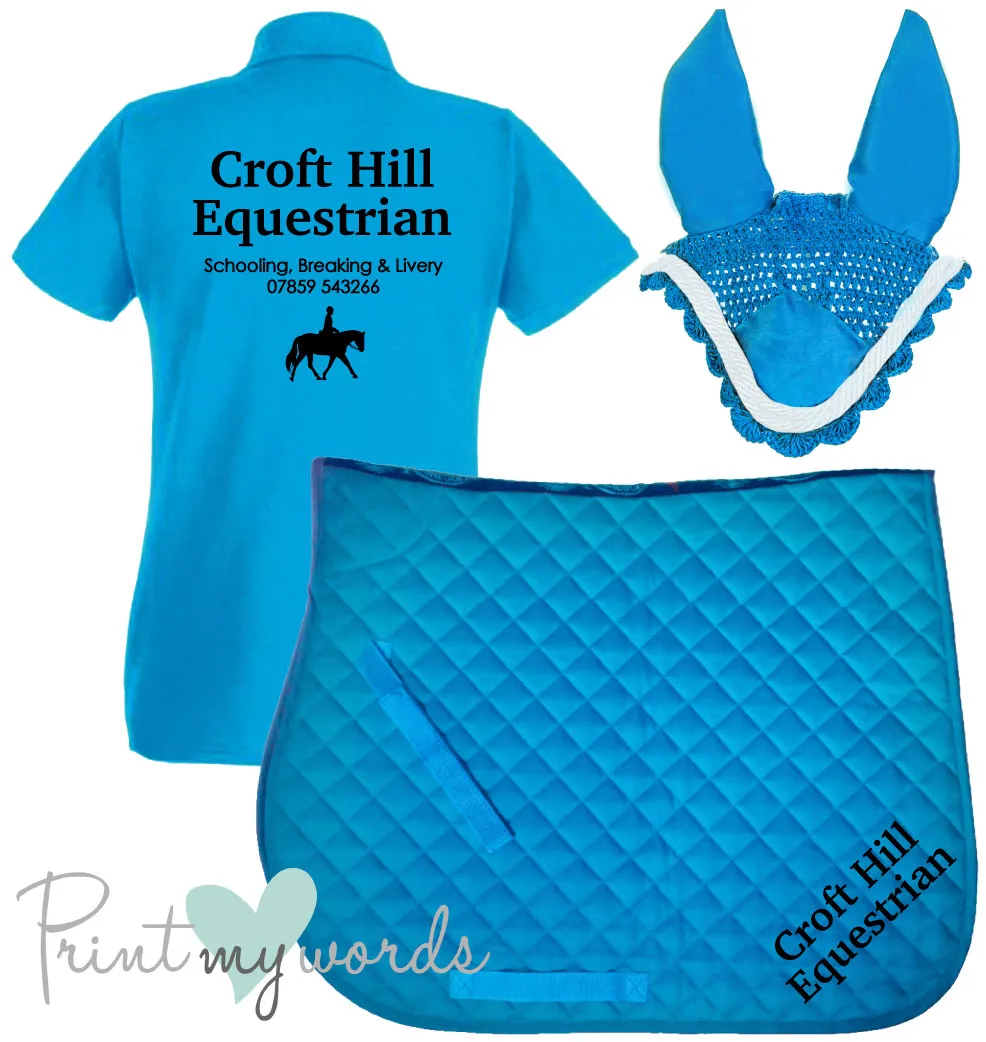 'Cora' Ladies Personalised Matching Equestrian Set - Business Design