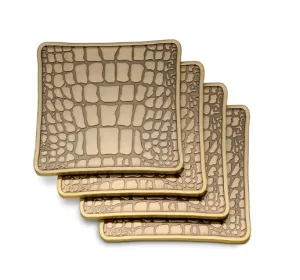 Crocodile Coasters (Set of 4)