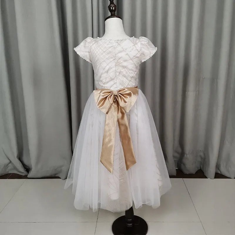Cute Flower Girl Dress, Tulle Short Flower Girl Dresses