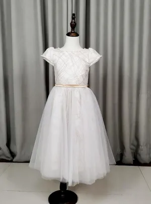 Cute Flower Girl Dress, Tulle Short Flower Girl Dresses